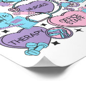 エストリビング設備スタッフバレンタインナース熱C ポスター (角)