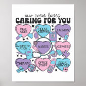 エストリビング設備スタッフバレンタインナース熱C ポスター (正面)