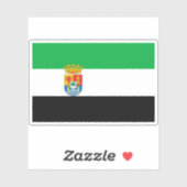 エストレマドゥラ国旗 シール (シート)