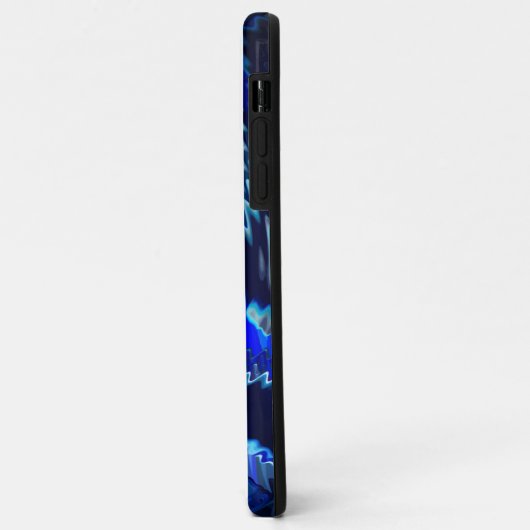 エストレラazul ondulada com trasados em ziguezague Case-Mate iPhoneケース (裏面/左)