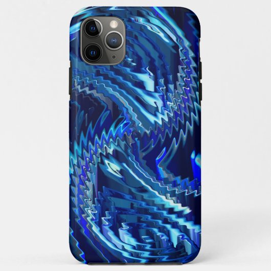 エストレラazul ondulada com trasados em ziguezague Case-Mate iPhoneケース (裏面)