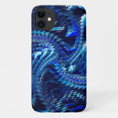 エストレラazul ondulada com trasados em ziguezague Case-Mate iPhoneケース (裏面)