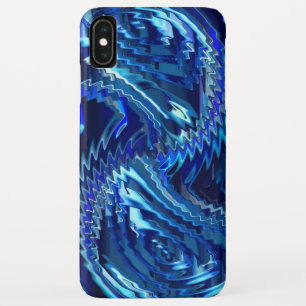 エストレラazul ondulada com trasados em ziguezague iPhone XS maxケース
