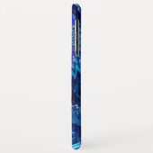 エストレラazul ondulada com trasados em ziguezague Case-Mate iPhoneケース (裏面/左)