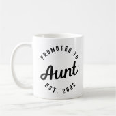 エスト叔母に昇進。2022ニューおばさん コーヒーマグカップ (左)