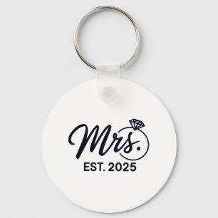 エスト夫人2025たった今結婚しました結婚夫婦Mr. キーホルダー