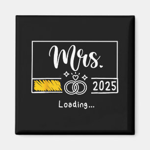 エスト夫人2025新婚結婚妻の装荷 マグネット