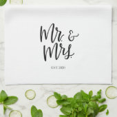 エスト夫妻2020 キッチンタオル (折り畳み)