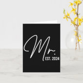エスト氏2024たった今結婚しました結婚ズハビーMr. &amp; カード (黄色い花)