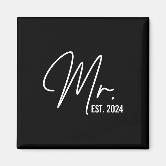 エスト氏2024たった今結婚しました結婚ズハビーMr. &amp; マグネット (正面)