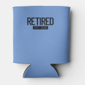 エスト退職した。2024年退職おもしろい退職 缶クーラー (正面)