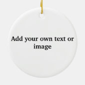 エスト。2010年Aクラシック年パーソナライズされたに セラミックオーナメント (裏面)