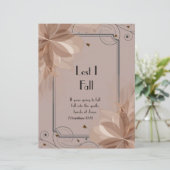 エストI秋詩パーソナライズされた紙 (スタンド正面)