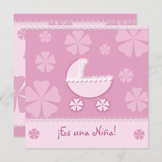 エスナニーニャ01 – インビタシオン 招待状 (正面/裏面)