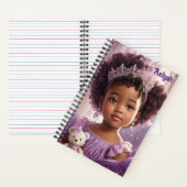 エスニエレガントカルパープルプリンセス ノートブック (内側)