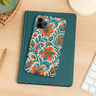 エスニスタイリッシュックカラフルペイズリーフローラアートパターン iPhone 11 PRO MAXケース