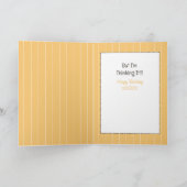 エスニックおもしろい男性漫画サッシー誕生日 カード (内部)