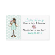 エスニックかわいらしエンジェルモミー遊デートカード