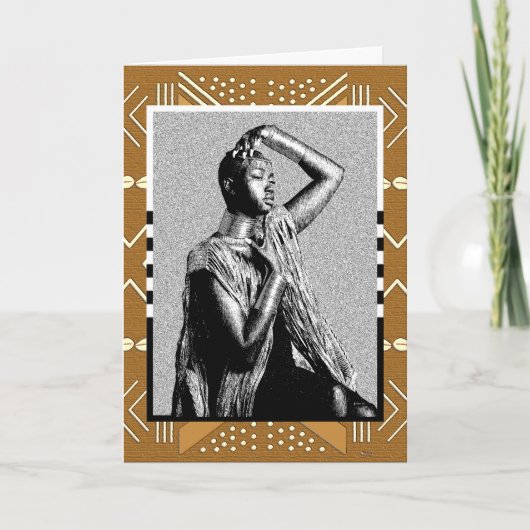 エスニックな母の日 シーズンカード (正面)