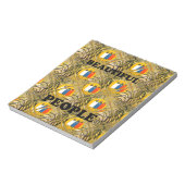 エスニックアフリカアートデザインプリント：美しい人々 ノートパッド (回転)