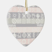 エスニックアフリカボホデザイン セラミックオーナメント (右)