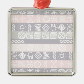 エスニックアフリカボホデザイン メタルオーナメント