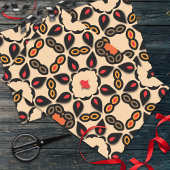 エスニックアラベスク幾何学模様ボホシック 薄葉紙