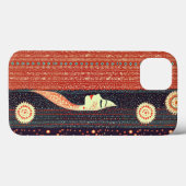 エスニックインディアンバンジャニiPhone 13ケース Case-Mate iPhoneケース (裏面 (横))