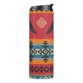 エスニックイーグルズ部族ヴィンテージパターン タンブラー (回転左)