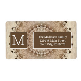 エスニックウッドマンダラスタイル ラベル