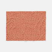 エスニックエジプトの部族のシールクリームラスティレッド フリースブランケット (正面(横))