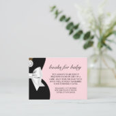 エスニックエレガントティファニーGlamブックピンク赤ちゃんシャワー エンクロージャーカード (スタンド正面)