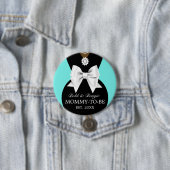 エスニックエレガントティール（緑がかった色）ベビー&コティファニーベビーシャワー 缶バッジ (インサイチュ)