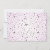 エスニックエレガントバレリナパープルガール誕生日 招待状 (裏面)