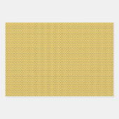 エスニックエレガント地中海のフローラアートパターン ラッピングペーパーシート (正面2)