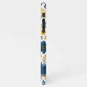 エスニックエレガント地中海のフローラアートパターン iPhoneケース (左側)