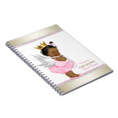エスニックエンジェルガールベビーシャワーゲストブック ノートブック (右側)