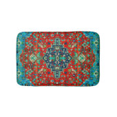 エスニックカラフルラグデザイン バスマット (正面)