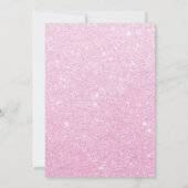 エスニックガールウィンターワンダーランドベビーシャワー 招待状 (裏面)