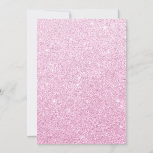 エスニックガールウィンターワンダーランドベビーシャワー 招待状 (裏面)