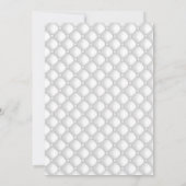 エスニックガールピンクパールベビーシャワー 招待状 (裏面)