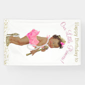 エスニックガールプリンセスバースデーパーティー 横断幕 (横)