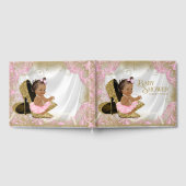 エスニックガールベビーシャワーゲストブック ゲストブック (全面)