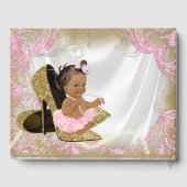 エスニックガールベビーシャワーゲストブック ゲストブック (裏面)