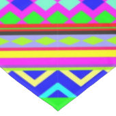 エスニックサイケデリックテクスチャパターン テーブルクロス (アングル)