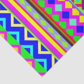 エスニックサイケデリックテクスチャパターン 薄葉紙 (詳細)