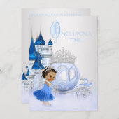 エスニックシンデレラワンスオンザータイムプリンセス 招待状 (正面/裏面)