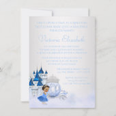 エスニックシンデレラワンスオンザータイムプリンセス 招待状 (裏面)