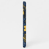 エスニックスタイリッシュ地中海のフローラアートパターン iPhoneケース (左側)