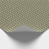 エスニックスタイルニット模様 ラッピングペーパー (角)